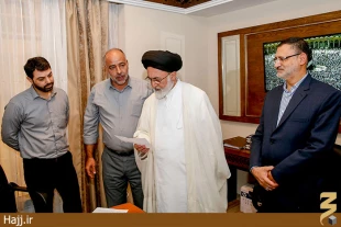بازديد حجت الاسلام والمسلمين قاضي عسكر از ستاد حج مكه 