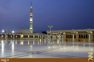  تصاوير كمتر ديده شده از پشت بام مسجد النبي ( گزارش تصويري )