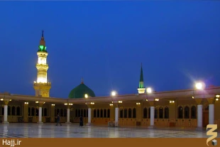  تصاوير كمتر ديده شده از پشت بام مسجد النبي ( گزارش تصويري )