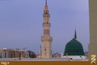  تصاوير كمتر ديده شده از پشت بام مسجد النبي ( گزارش تصويري )