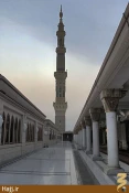  تصاوير كمتر ديده شده از پشت بام مسجد النبي ( گزارش تصويري )