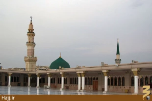  تصاوير كمتر ديده شده از پشت بام مسجد النبي ( گزارش تصويري )