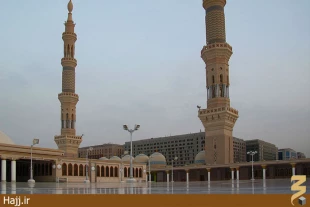  تصاوير كمتر ديده شده از پشت بام مسجد النبي ( گزارش تصويري )