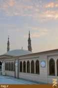  تصاوير كمتر ديده شده از پشت بام مسجد النبي ( گزارش تصويري )