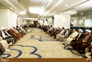 ديدار اعضاء محترم بعثه هاي مراجع عظام تقليد با سرپرست حجاج ايراني
