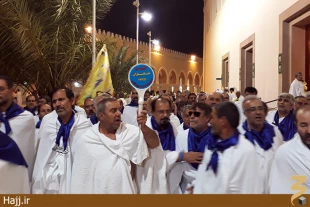 دومين كاروان جانبازان ؛‌ پس از احرام بستن در مسجد شجره عازم مكه مكرمه شدند