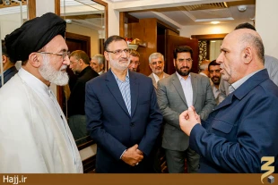 بازديد حجت الاسلام والمسلمين قاضي عسكر از ستاد حج مكه 