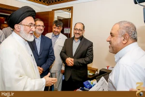 بازدید حجت الاسلام والمسلمین قاضی عسکر از ستاد حج مکه