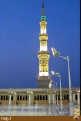  تصاوير كمتر ديده شده از پشت بام مسجد النبي ( گزارش تصويري )