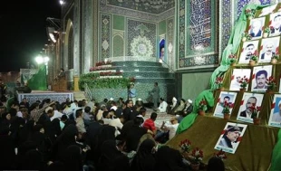 مراسم بزرگداشت «شهداي منا» در حرم مطهر رضوي برگزار شد