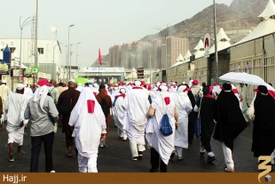 سومين روز رمي جمرات در منا گزارش تصويري