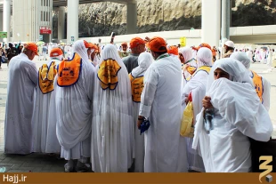سومين روز رمي جمرات در منا گزارش تصويري
