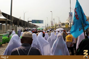 سومين روز رمي جمرات در منا گزارش تصويري