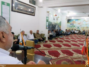 معارفه رييس ستاد كاظمين و مسئول بازرسي بعثه برگزار شد 