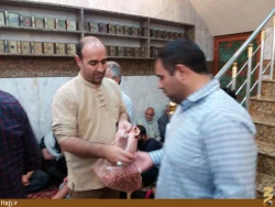 مراسم ميلاد حضرت امام هادي در سرداب حرم حضرت ابالفضل  گزارش تصويري