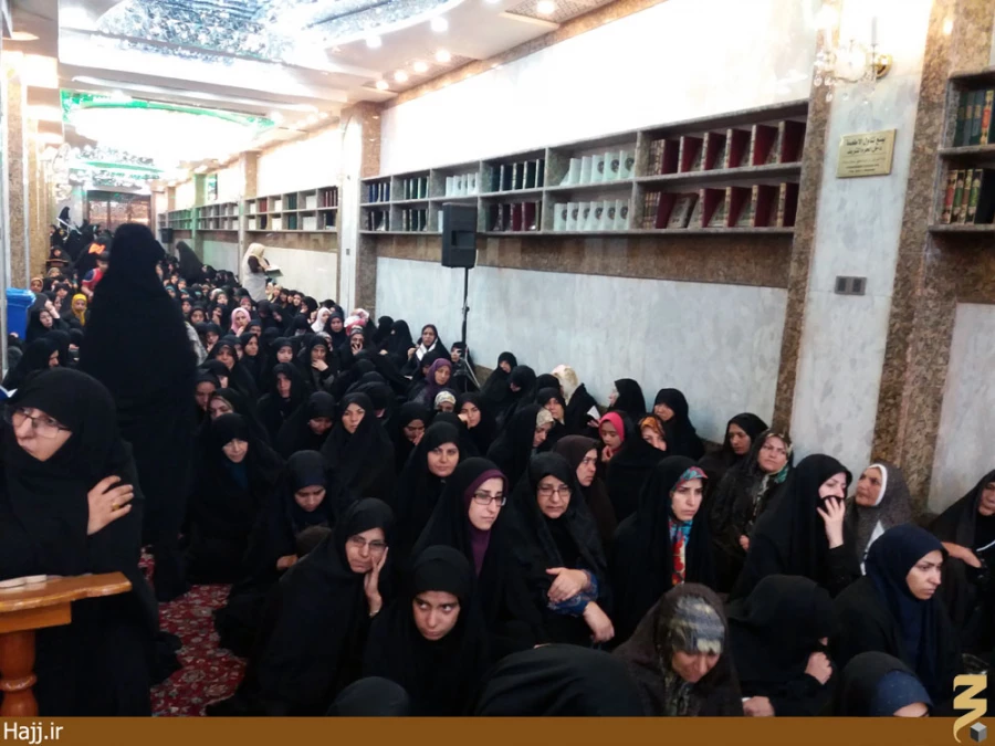 مراسم ميلاد حضرت امام هادي در سرداب حرم حضرت ابالفضل  گزارش تصويري
