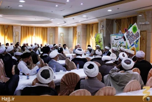 همايش روحانيون كاروان هاي حج 96 در مدينه منوره برگزار شد 