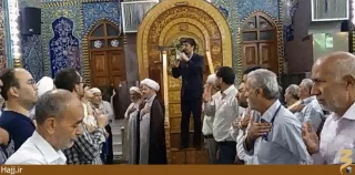 سینه زنی در حرم امام حسین با مداحی حسین نیمه وری  23 شهریور