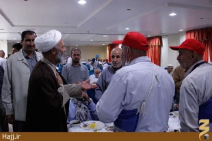 ديدار نماينده سرپرست حجاج ايراني و رئيس ستاد مدينه منوره با حجاج ايراني 