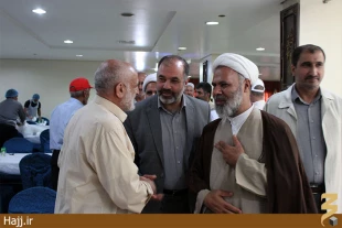 ديدار نماينده سرپرست حجاج ايراني و رئيس ستاد مدينه منوره با حجاج ايراني 