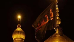 مراسم تعويض پرچم گنبد امام حسين برگزار مي شود