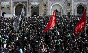 اجتماع  عظيم شيرخوارگان حسيني درحرم مطهر رضوي 