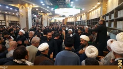 سينه‌زني در سرداب حرم‌حضرت ابالفضل توسط حاج علي صادقي فيلم