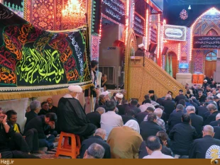 چهارمين روز از موكب امام رضا در حرم امام حسين(ع)برپا شد