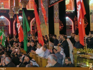 چهارمين روز از موكب امام رضا در حرم امام حسين(ع)برپا شد
