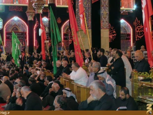 چهارمين روز از موكب امام رضا در حرم امام حسين(ع)برپا شد