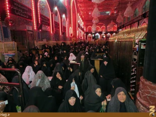 چهارمين روز از موكب امام رضا در حرم امام حسين(ع)برپا شد