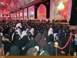 چهارمين روز از موكب امام رضا در حرم امام حسين(ع)برپا شد