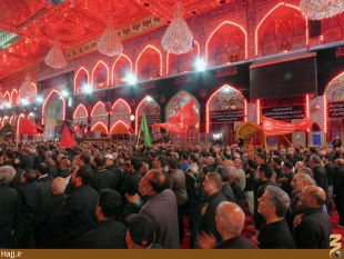چهارمين روز از موكب امام رضا در حرم امام حسين(ع)برپا شد