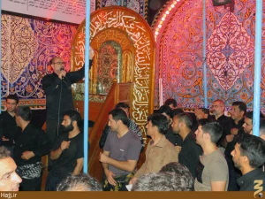 دو قطعه از سینه زنی حضرت علی اکبر در شب هشتم محرم فیلم