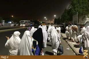 استقرار زايران ايراني در چادرهاي منا 