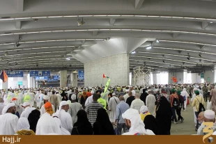 سومين روز رمي جمرات در منا گزارش تصويري