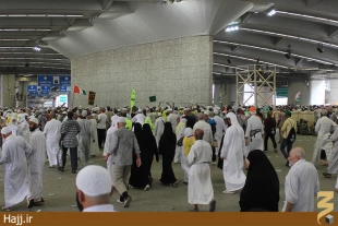 سومين روز رمي جمرات در منا گزارش تصويري