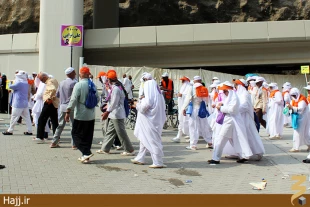 سومين روز رمي جمرات در منا گزارش تصويري