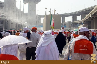 سومين روز رمي جمرات در منا گزارش تصويري