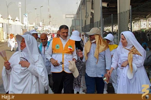 نقش نيروهاي امداد و راهنمايان حجاج  گزارش تصويري