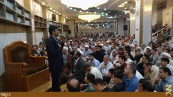 سينه زني سرداب حضرت ابالفضل(ع) با نوحه خواني حسين نيمه وري  22شهريور
