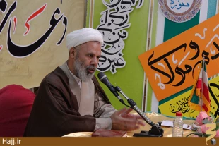 مراسم پرفيض دعاي كميل و وداع زائران با مدينه منوره گزارش تصويري 