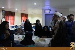 ديدار نماينده سرپرست حجاج ايراني و رئيس ستاد مدينه منوره با حجاج ايراني 