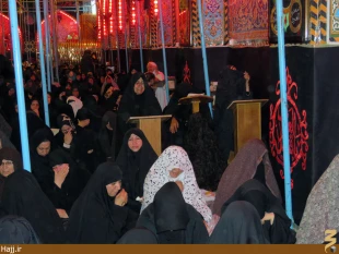 مراسم شب تاسوعا در خيمه گاه حسيني برگزار شد+تصاوير