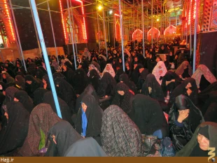 مراسم شب تاسوعا در خيمه گاه حسيني برگزار شد+تصاوير