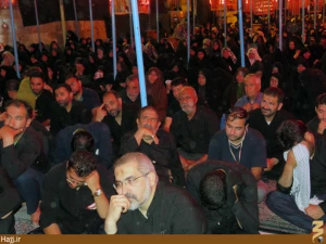 مراسم شب تاسوعا در خیمه گاه حسینی برگزار شد+تصاویر