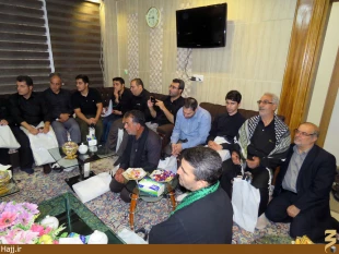 كاروان روشندلان جابر با نماينده بعثه رهبري در عراق ديدار كرد