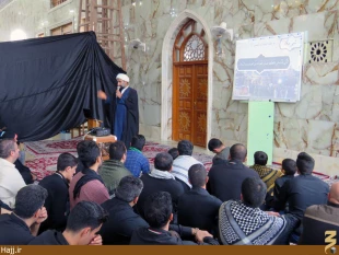 حضور نماينده بعثه رهبري در روايتگري مرقد حر 