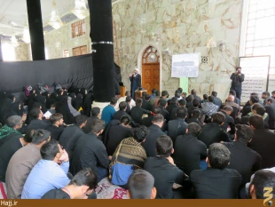 حضور نماينده بعثه رهبري در روايتگري مرقد حر 