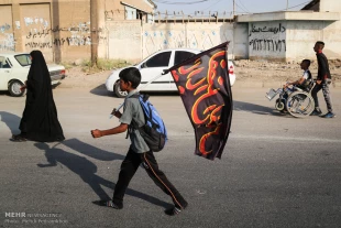 كاروان ۴۰ هزار نفري اهواز پياده عازم كربلا شد تصاوير